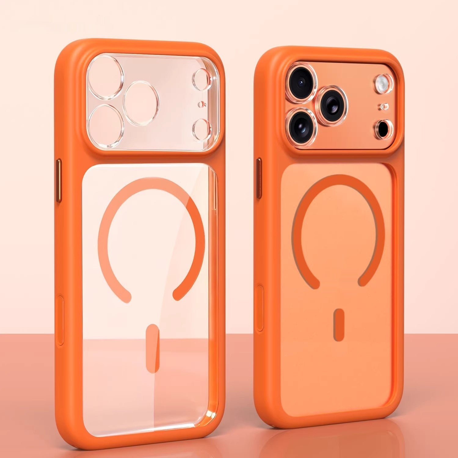 Premium Semi-transparent Magnetic Shockproof Phone Case