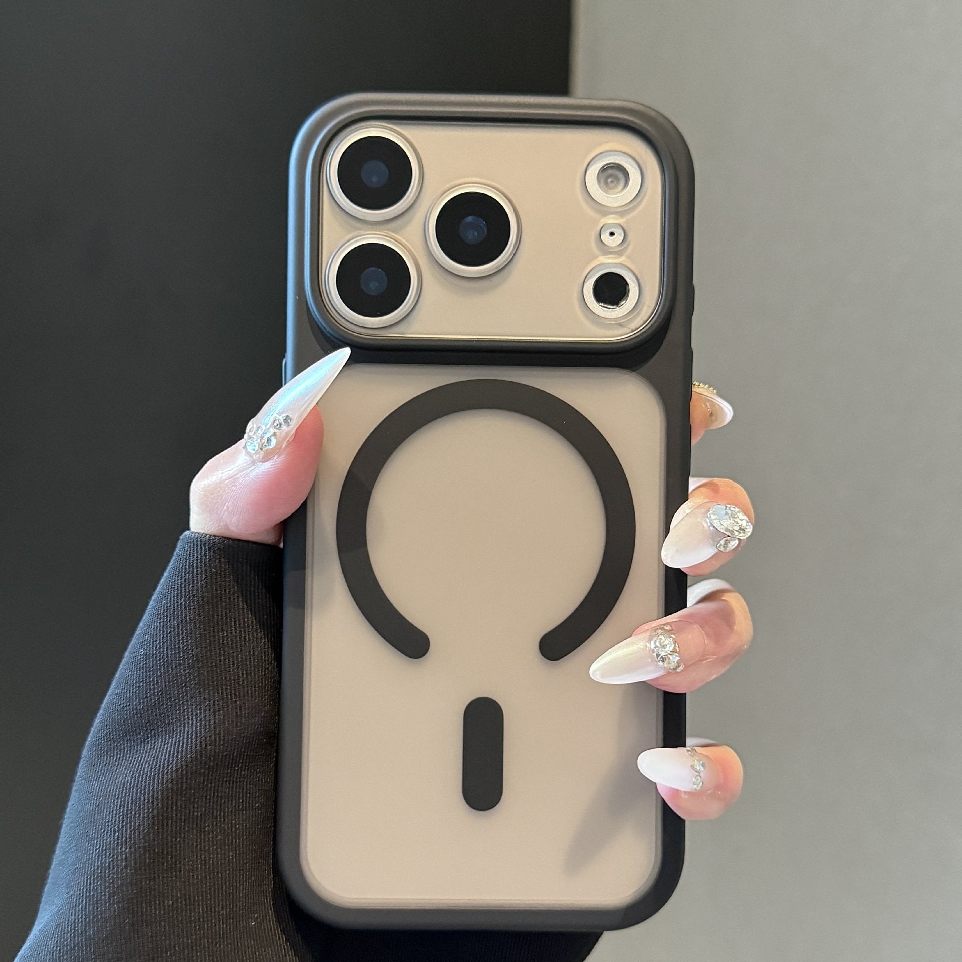 Premium Semi-transparent Magnetic Shockproof Phone Case